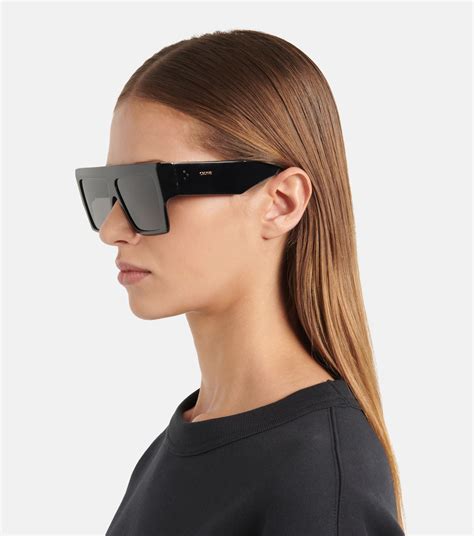 celine big sunglasses|Celine 55mm oversized square sunglasses.